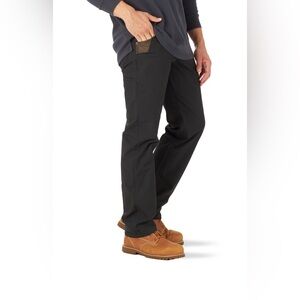 NEW WRANGLER WORKWEAR TECHNICIAN PANT BLACK Men's 36x34